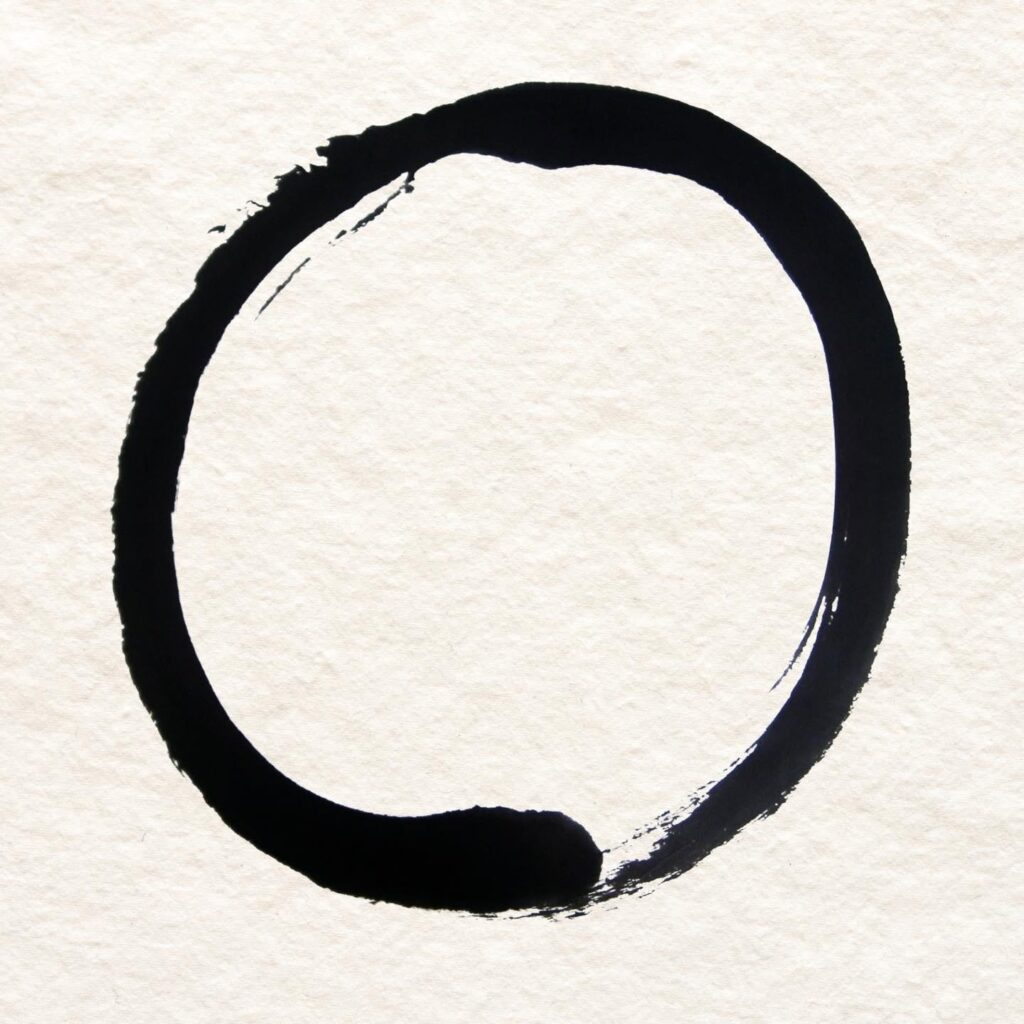 Choix du enso dans le logo du Tarbes Pyrénées Kendo